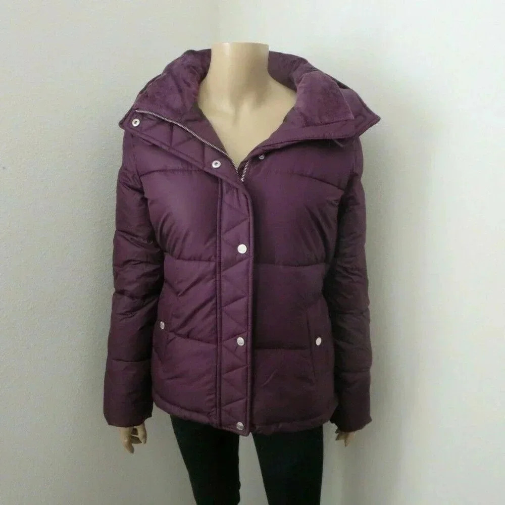 NWT Hollister Hooded Puffer Jacket Size S M
